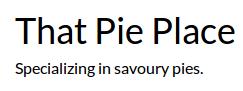 That Pie Place