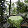 Cottage # 2, two-bedroom, view from the deck Cottage # 2, two-bedroom, view from the deck