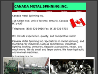 Canada Metal Spinning