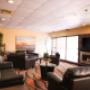 Spacious sitting area with television Spacious sitting area with television