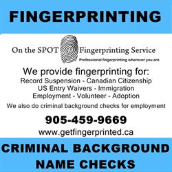 Pardon & Waiver Experts / On the SPOT Fingerprinting Service