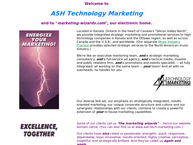 A S H Technology Marketing