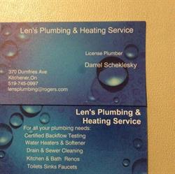 Lens Plumbing & Heating Service