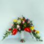 -Cascade Estivale:
ce bouquet de fleurs est composé de tulipes rouges, de dentrobium roses, de roses, d'anthurium rouges, d'hipericum rouges, de jacinthes bleus, de callas jaunes, de cymbidium verts et de proteas kings. -Cascade Estivale:
ce bouquet de fleurs est composé de tulipes rouges, de dentrobium roses, de roses, d'anthurium rouges, d'hipericum rouges, de jacinthes bleus, de callas jaunes, de cymbidium verts et de proteas kings.