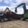 delivery of 80' bridge to Kluskus delivery of 80' bridge to Kluskus