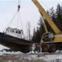 Tug out of Quesnel Lake Tug out of Quesnel Lake