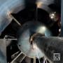 Confined space crew performing underground mechanical work. Confined space crew performing underground mechanical work.