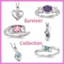 Survivor Swarovski Gemstone Collection Rings and Pendants Survivor Swarovski Gemstone Collection Rings and Pendants