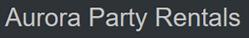 Aurora Party Rentals