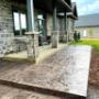 Stamped Concrete Porch Stamped Concrete Porch