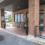 Hotel entrance Hotel entrance