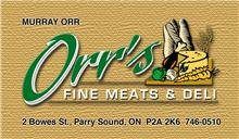 Orrs Fine Meats & Deli