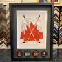 Yes, we frame sports memorabilia! Yes, we frame sports memorabilia!