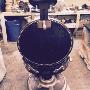 Barber chair under construction Barber chair under construction