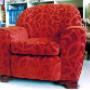 Arm chair re-uphostered with 8 way hand tied coils springs Arm chair re-uphostered with 8 way hand tied coils springs
