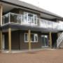 white iron railings with glass white iron railings with glass
