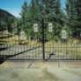 black iron gate black iron gate