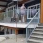 covered deck with glass railing covered deck with glass railing