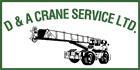D & A Crane Service Ltd