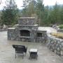Out door living spaces and out door fireplaces Out door living spaces and out door fireplaces
