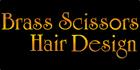 Brass Scissors Hair Designs