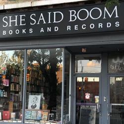 She Said Boom Records & Books
