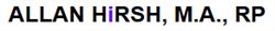 Allan Hirsh m a Counselling Services