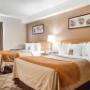 Guest room with double beds Guest room with double beds