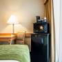 Guest room with microwave and refrigerator Guest room with microwave and refrigerator