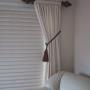 Vingette roman shades by Hunter Douglas with matching fabric side panels from the same fabric as the shade. Vingette roman shades by Hunter Douglas with matching fabric side panels from the same fabric as the shade.