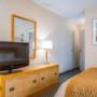 Guest room with flat-screen television Guest room with flat-screen television