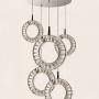 Crystal Rings Multi Pendant Chandelier - On Display Crystal Rings Multi Pendant Chandelier - On Display