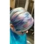Rainbow semi permanent colour pixie cut Rainbow semi permanent colour pixie cut