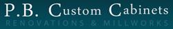 P.b. Custom Cabinets-Renovations & Millworks