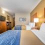 Guest room with double beds Guest room with double beds