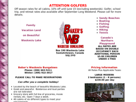 Baker's Waskesiu Bungalows
