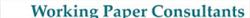 Working Paper Consultants