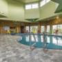 Indoor pool with hot tub Indoor pool with hot tub