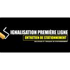 Signalisation Première Ligne , ligne de stationnement , marquage au sol