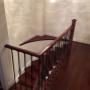 Oak-cheery-hallway-shelf-staircase-iron-basket-spindles-oakville-burlington Oak-cheery-hallway-shelf-staircase-iron-basket-spindles-oakville-burlington