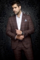 Brown-Blue Plaid Blazer