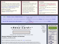 Resu-Card (Reg.tm)