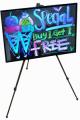 Fluorescent LED Writing Boards