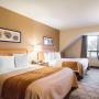 Guest room with double beds Guest room with double beds