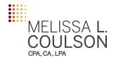 Melissa Coulson, Chartered Accountant