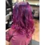 Balayage fushia Balayage fushia