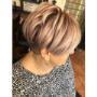 Coupe courte et shadow root rosebrown Coupe courte et shadow root rosebrown