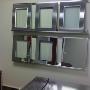 Stainless Steel residential kitchen cabinet doors and door frames. Brushed and polished stainless finish. Stainless Steel residential kitchen cabinet doors and door frames. Brushed and polished stainless finish.