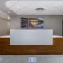 Front desk with friendly staff Front desk with friendly staff