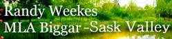 Mla Randy Weekes Biggar Constituency